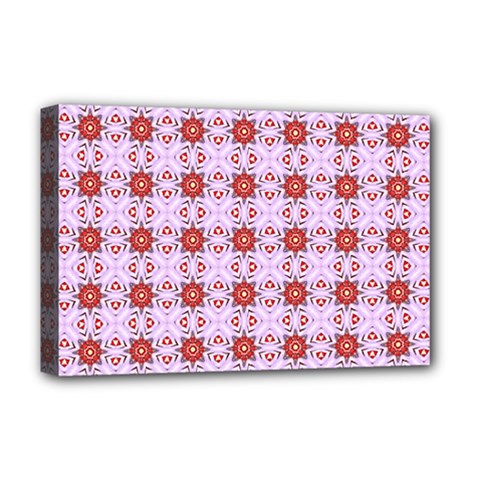 Cute Pretty Elegant Pattern Deluxe Canvas 18  X 12  