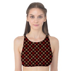 Cute Pretty Elegant Pattern Tank Bikini Top