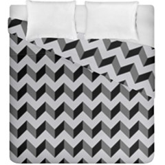 Modern Retro Chevron Patchwork Pattern  Duvet Cover (king Size)