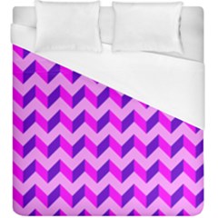 Modern Retro Chevron Patchwork Pattern Duvet Cover Single Side (kingsize)