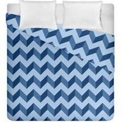 Modern Retro Chevron Patchwork Pattern Duvet Cover (king Size) by GardenOfOphir