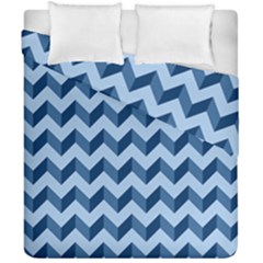 Modern Retro Chevron Patchwork Pattern Duvet Cover (double Size) by GardenOfOphir