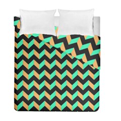 Modern Retro Chevron Patchwork Pattern Duvet Cover (twin Size)