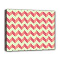 Modern Retro Chevron Patchwork Pattern Deluxe Canvas 20  x 16   View1