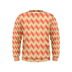 Modern Retro Chevron Patchwork Pattern Boys  Sweatshirts