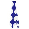 Blue And White Leaf Pattern Neckties (Two Side)  View2