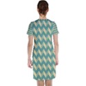 Modern Retro Chevron Patchwork Pattern Short Sleeve Nightdresses View2