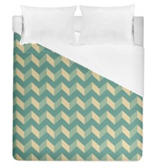 Modern Retro Chevron Patchwork Pattern Duvet Cover Single Side (full/queen Size) by GardenOfOphir