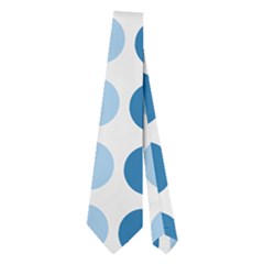 Blue Green Leaf Pattern Neckties (two Side)  by GardenOfOphir