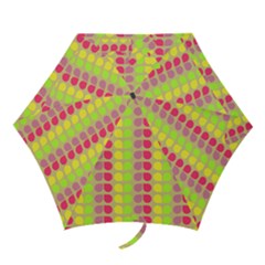 Colorful Leaf Pattern Mini Folding Umbrellas by GardenOfOphir