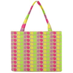 Colorful Leaf Pattern Tiny Tote Bags by GardenOfOphir