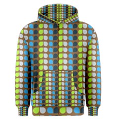 Colorful Leaf Pattern Men s Zipper Hoodies by GardenOfOphir