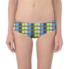 Colorful Leaf Pattern Classic Bikini Bottoms by GardenOfOphir