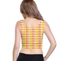 Colorful Leaf Pattern Crop Top View3