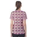 Cute Floral Pattern Women s Sport Mesh Tees View2