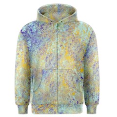 Abstract Earth Tones With Blue  Men s Zipper Hoodies by digitaldivadesigns