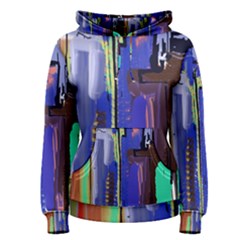 Abstract City Design Women s Pullover Hoodies