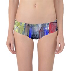 Hazy City Abstract Design Classic Bikini Bottoms by digitaldivadesigns