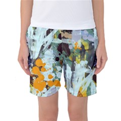 Abstract Country Garden Women s Basketball Shorts by digitaldivadesigns