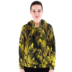 Fractal Marbled 15 Women s Zipper Hoodies by ImpressiveMoments