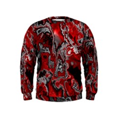 Fractal Marbled 07 Boys  Sweatshirts by ImpressiveMoments