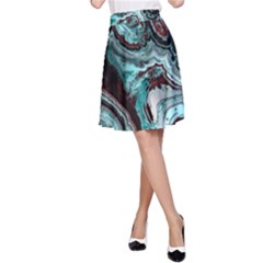 Fractal Marbled 05 A-line Skirts