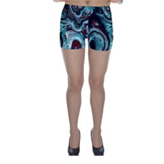 Fractal Marbled 05 Skinny Shorts by ImpressiveMoments