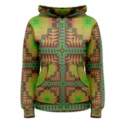 Tribal Shapes Pattern Women s Pullover Hoodie