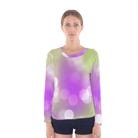 Modern Bokeh 7 Women s Long Sleeve T-shirts by ImpressiveMoments