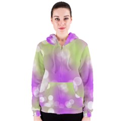 Modern Bokeh 7 Women s Zipper Hoodies by ImpressiveMoments