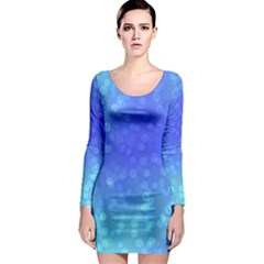 Modern Bokeh 8 Long Sleeve Bodycon Dresses by ImpressiveMoments