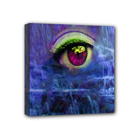 Waterfall Tears Mini Canvas 4  X 4  by icarusismartdesigns