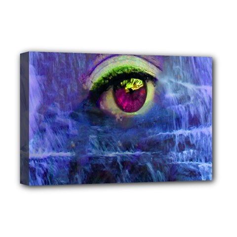 Waterfall Tears Deluxe Canvas 18  X 12   by icarusismartdesigns