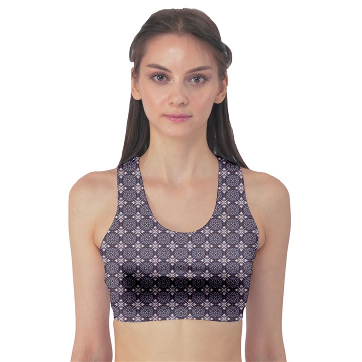 Cute Pretty Elegant Pattern Sports Bra