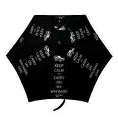 Keep Calm And Carry On My Wayward Son Mini Folding Umbrellas by TheFandomWard