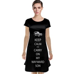 Keep Calm And Carry On My Wayward Son Cap Sleeve Nightdresses by TheFandomWard