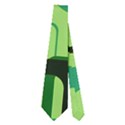 Retro Pattern 1971 Green Neckties (Two Side)  View1