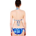 Retro Pattern 1971 Blue Bikini Set View2