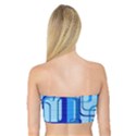 Retro Pattern 1971 Blue Women s Bandeau Tops View2