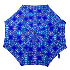 Retro Blue Pattern Hook Handle Umbrellas (medium) by ImpressiveMoments