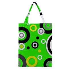 Florescent Green Yellow Abstract  Classic Tote Bags