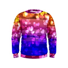 Lovely Hearts, Bokeh Boys  Sweatshirts by ImpressiveMoments