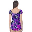 Special Fractal 31pink,purple Short Sleeve Leotard View2