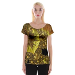 Special Fractal 35cp Women s Cap Sleeve Top by ImpressiveMoments