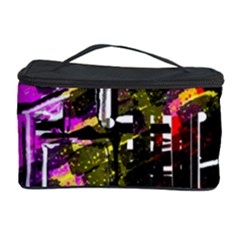 Abstract City View Cosmetic Storage Cases by digitaldivadesigns