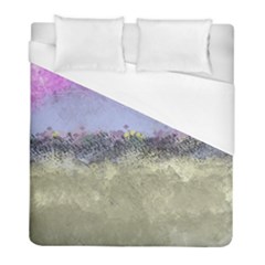 Abstract Garden In Pastel Colors Duvet Cover Single Side (twin Size) by digitaldivadesigns