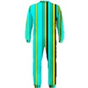 Hot Stripes Aqua OnePiece Jumpsuit (Men)  View2