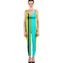 Hot Stripes Aqua OnePiece Catsuits View1