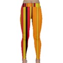 Hot Stripes Fire Yoga Leggings View1