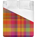 Plaid, Hot Duvet Cover Single Side (Double Size) View1